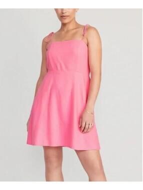 Old Navy linen blend pink women’s sundress, size small